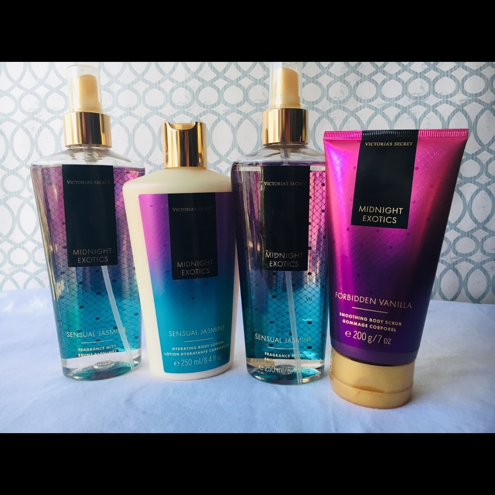 [NEW] Midnight Exotic 4 piece Victoria Secret